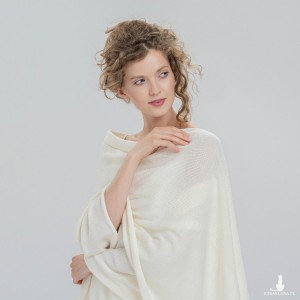 Szal ślubny - merino