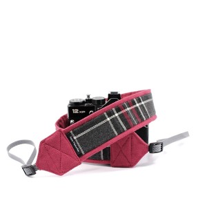 Pasek do aparatu fotograficznego Kratka z bordowym