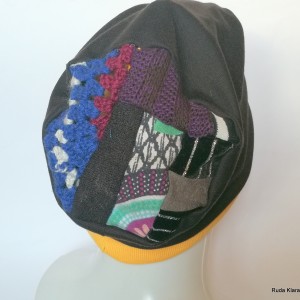 czapka damska wiosenna czarna