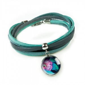 PINK FLOWER bransoletka