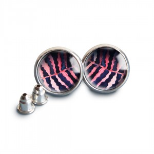 PAPROTKA kolczyki wkrętki