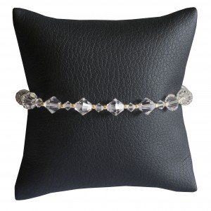 Bransoletka Fourneau Mixte Swarovski Elements® kolor crystal srebro 925