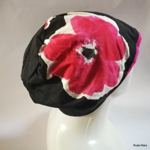 czapka damska wiosenna na podszewce