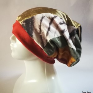 czapka turbanowa etno boho patchwork handmade