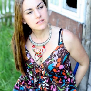 naszyjnik etniczny haftowany kolia