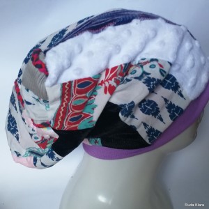 czapka damska etno boho folk patchwork