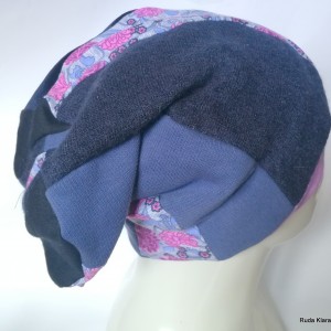 czapka damska etno boho folk patchwork