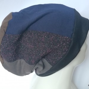 czapka damska etno boho folk patchwork