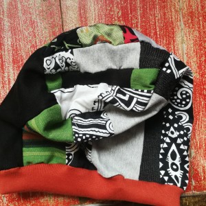 czapka damska etno boho folk patchwork