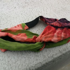 opaska turbanowa na duża głowę