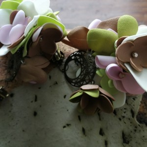 klipsy kwiatowe lekkie boho