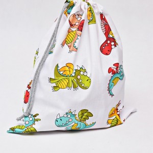 Worek na buty worek na kapcie do przedszkola do szkoły worek szkolny na ubrania smoki