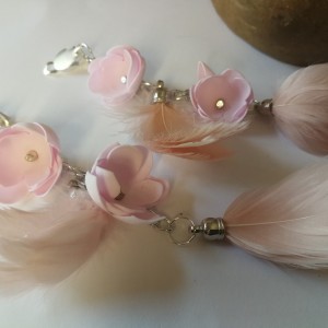 klipsy etno boho wiszące długie lekkie