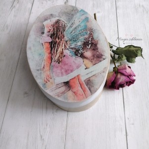 Pudełko z łuby na biżuterię - REZERWACJA