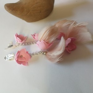 klipsy etno boho wiszące długie lekkie