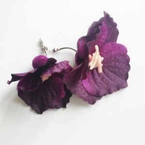 Klipsy etno boho kwiaty folk, box x1, polecam