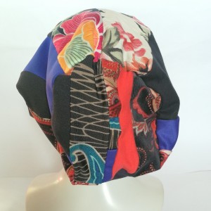 czapka patchworkowa na podszewce