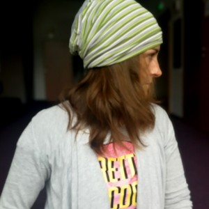 czapka patchworkowa na podszewce