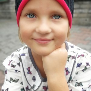 czapka dziecięca koronkowa