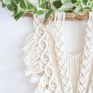 Makrama na ścianę, ozdoba na wesele