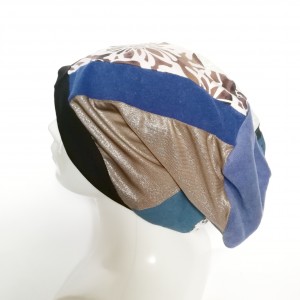 czapka patchworkowa na podszewce
