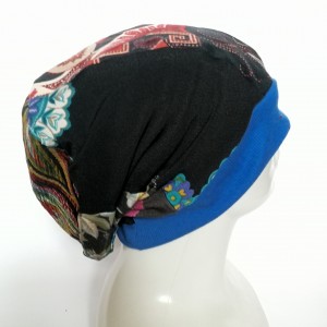 czapka patchworkowa na podszewce