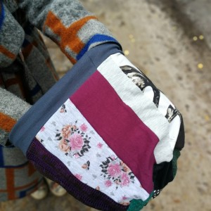 czapka patchworkowa na podszewce