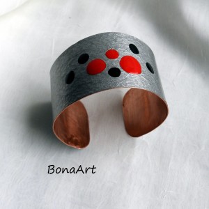 Bransoleta "Minimalistyczna" ręcznie malowana