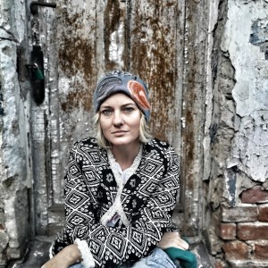 czapka wełniana  handmade zimowa