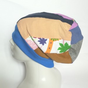 czapka patchworkowa na podszewce