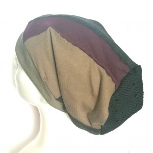 czapka patchworkowa na podszewce