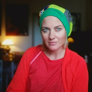 czapka patchworkowa na podszewce