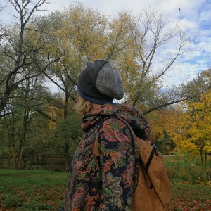 czapka wełniana  handmade zimowa