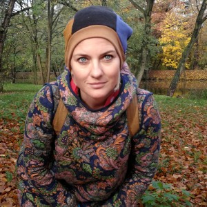 czapka patchworkowa na podszewce