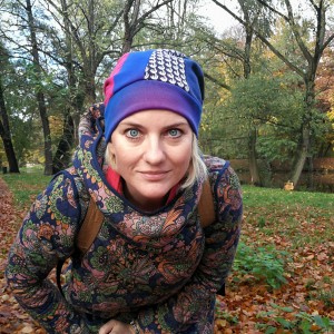 czapka patchworkowa na podszewce