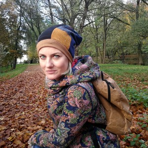 czapka patchworkowa na podszewce