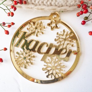 Złote bombki z imieniem