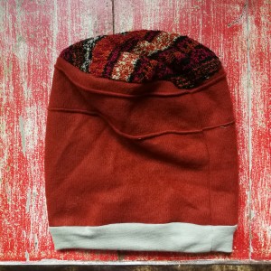 Czapka damska w kolorze rudym