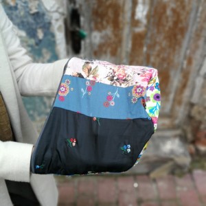 czapka na podszewce uniwersalna patchworkowa