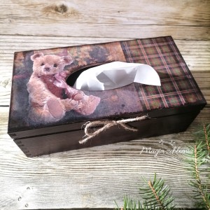 Chustecznik z misiem