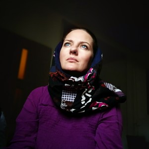 komin patchworkowy na podszewce