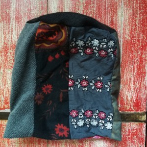 czapka na podszewce uniwersalna patchworkowa