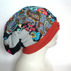 czapka na podszewce uniwersalna patchworkowa