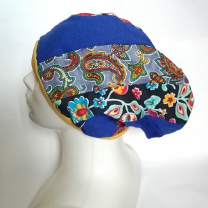 czapka na podszewce uniwersalna patchworkowa