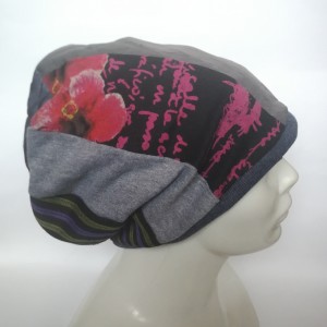 capka damska patchworkowa ciepła