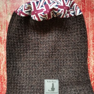 Czapka brązowa wełniana