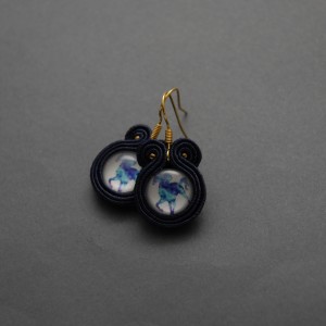 kolczyki sutasz - jednorożec