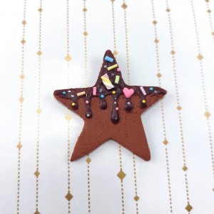 broszka piernikowa gwiazda