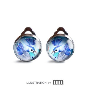 Blueberry birds klipsy