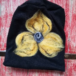 czapka wełniana  handmade zimowa